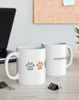 Simple Paws: Left-Handed Mug