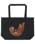 Drift and Let Drift: Large Organic Tote (Black)