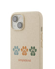 Simple Paws: Biodegradable iPhone Case