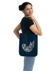 Drift and Let Drift: Organic Market Tote (Navy)