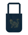 Catflix & Chill: Organic Market Tote (Navy)