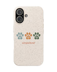 Simple Paws: Biodegradable iPhone Case