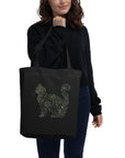 Catflix & Chill: Organic Tote (Black)