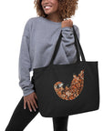 Drift and Let Drift: Large Organic Tote (Black)