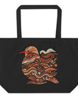 Featherweather: Large Organic Tote (Black)