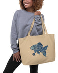 Fishionista: Large Organic Tote (Natural)
