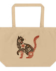Purrfect: Large Organic Tote (Natural)