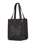 Catflix & Chill: Organic Market Tote (Black)