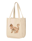 Catflix & Chill: Organic Market Tote (Natural)