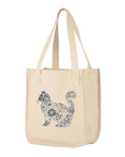 Catflix & Chill: Organic Market Tote (Natural)