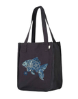 Fishionista: Organic Market Tote (Black)