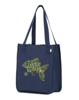 Fishionista: Organic Market Tote (Navy)