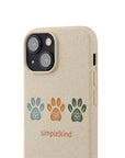 Simple Paws: Biodegradable iPhone Case