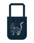 Purrfect: Organic Market Tote (Navy)