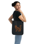Catflix & Chill: Organic Market Tote (Black)