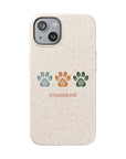 Simple Paws: Biodegradable iPhone Case