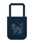Catflix & Chill: Organic Market Tote (Navy)