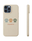 Simple Paws: Biodegradable iPhone Case