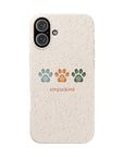 Simple Paws: Biodegradable iPhone Case