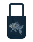 Fishionista: Organic Market Tote (Navy)