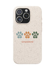 Simple Paws: Biodegradable iPhone Case
