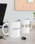 Simple Paws: Right-Handed Mug