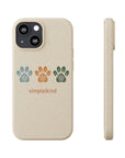 Simple Paws: Biodegradable iPhone Case