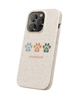 Simple Paws: Biodegradable iPhone Case