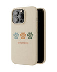 Simple Paws: Biodegradable iPhone Case