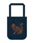 Catflix & Chill: Organic Market Tote (Navy)