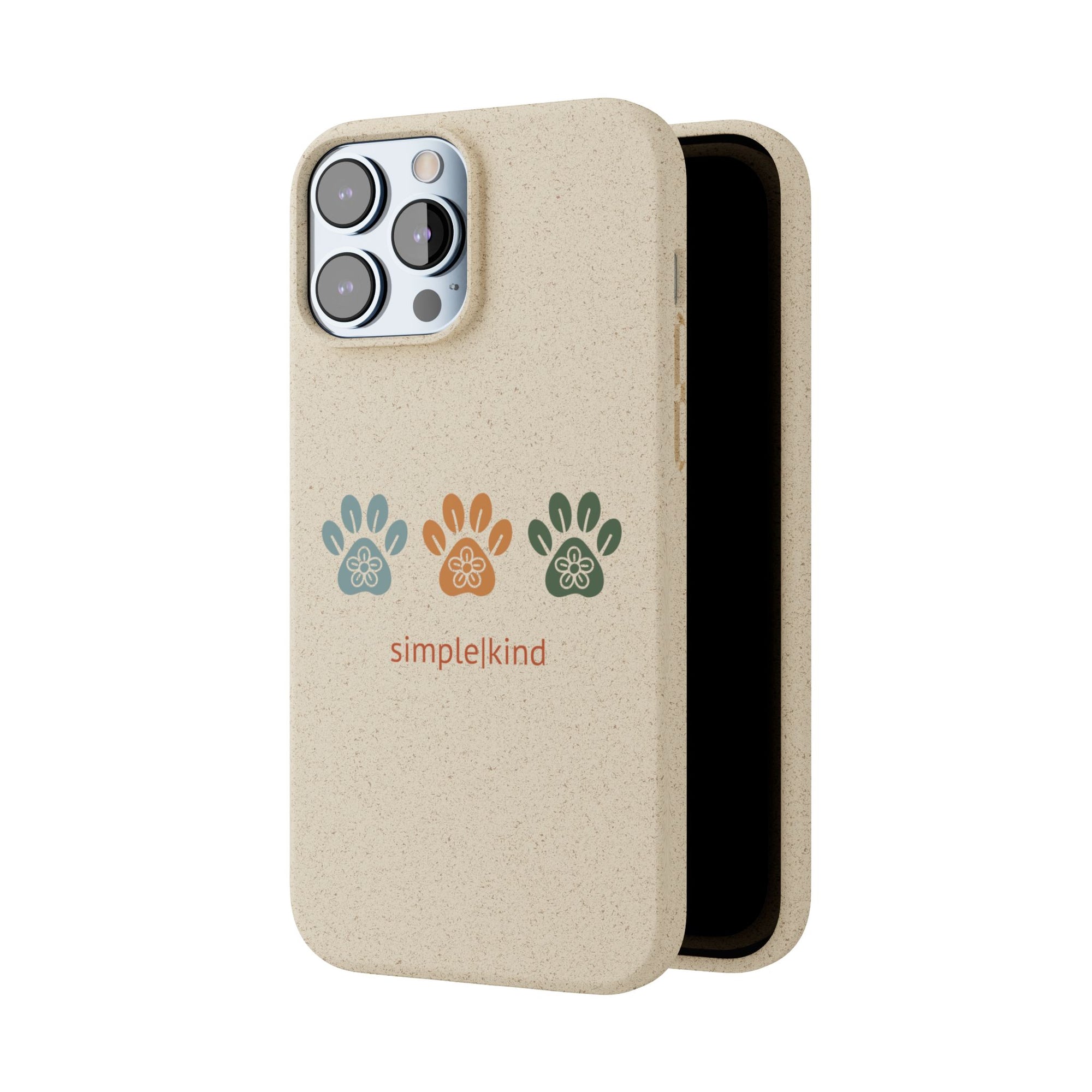 Simple Paws: Biodegradable iPhone Case
