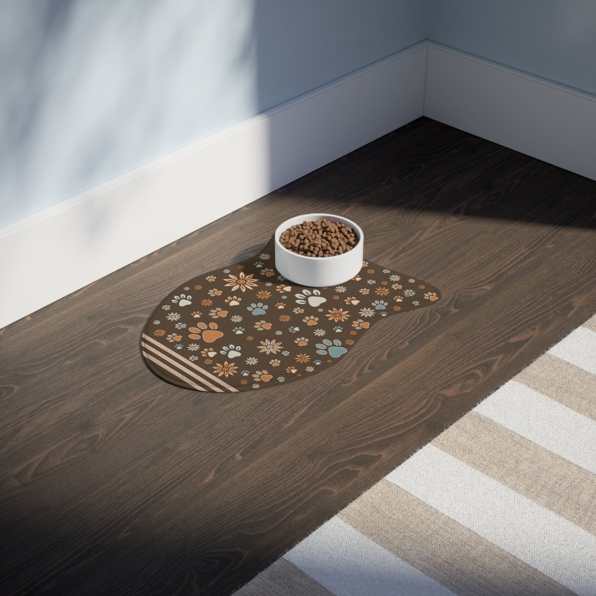 Wildbloom Walk: Fish / Bone Pet Feeding (or napping) Mat