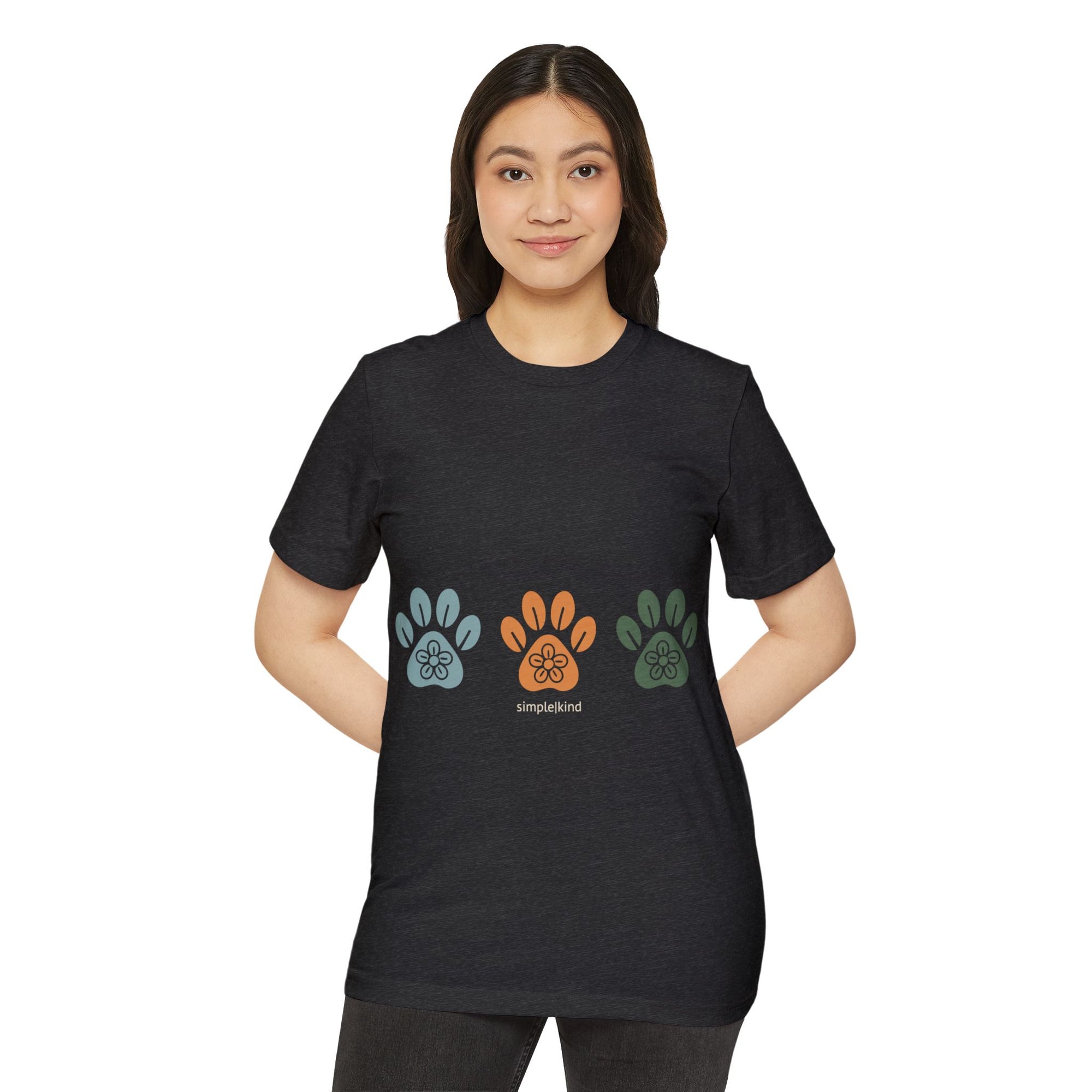 Simple Paws: Organic+Recycled Unisex Eco-Tee