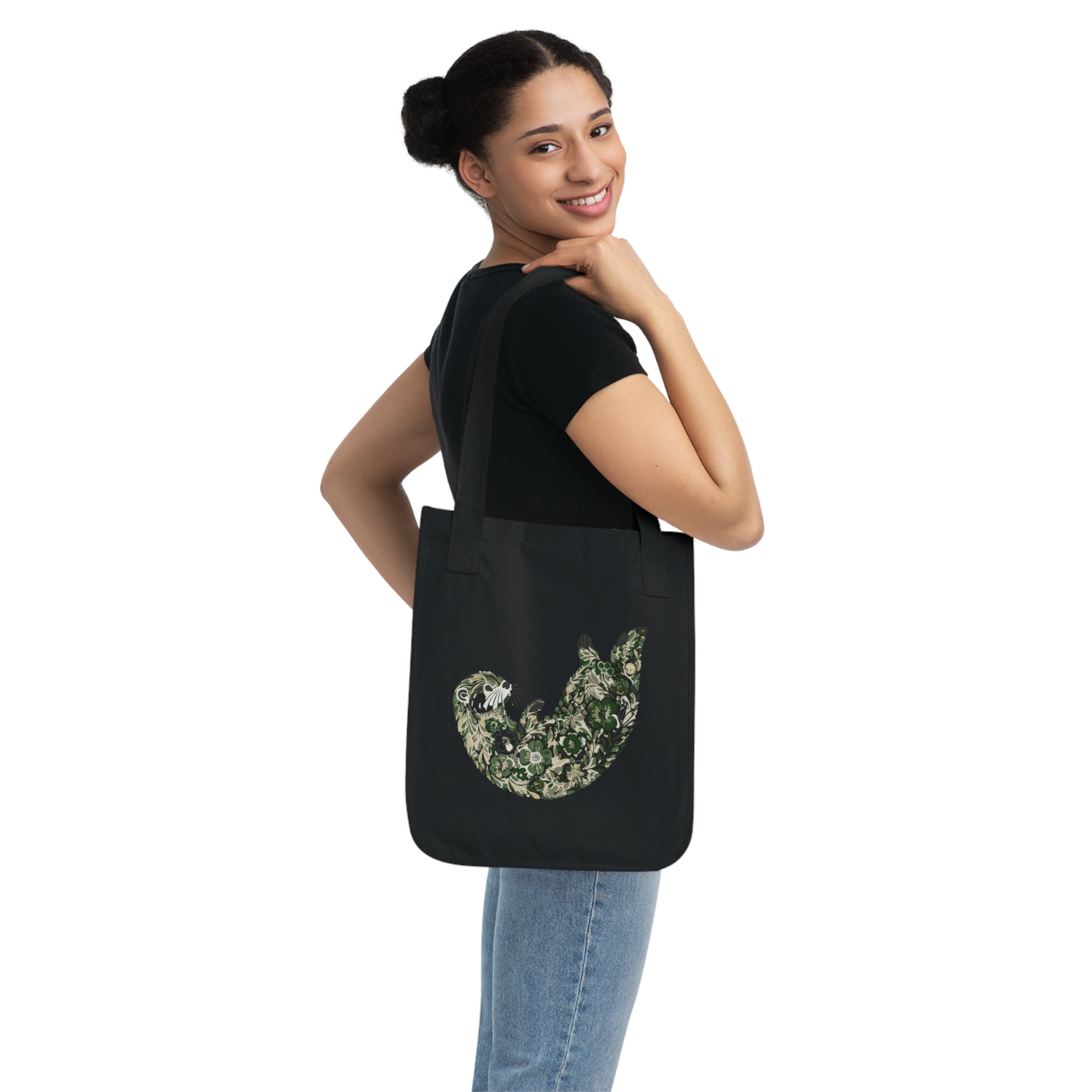 Drift and Let Drift: Organic Market Tote (Black)
