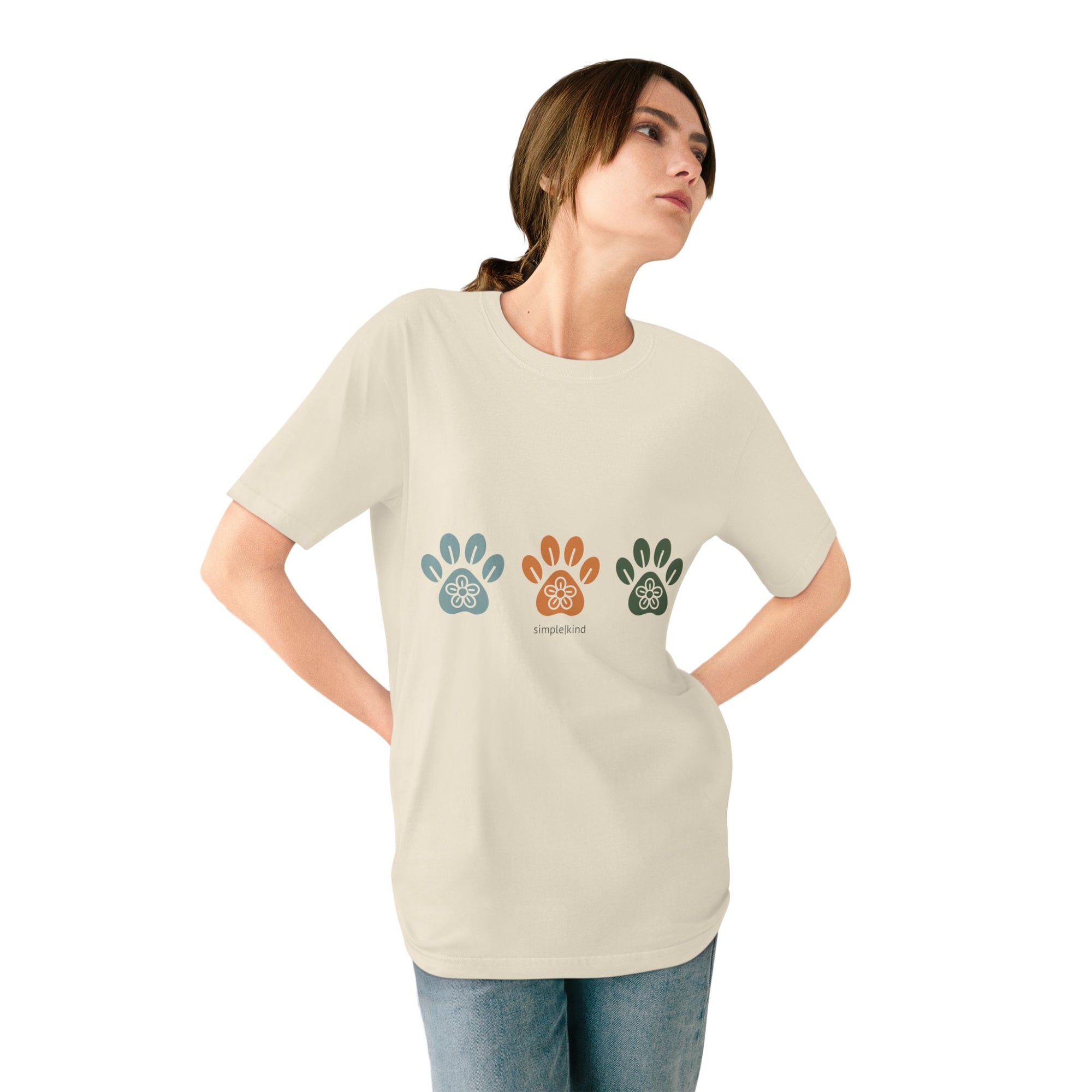Simple Paws: Organic Cotton Unisex Tee