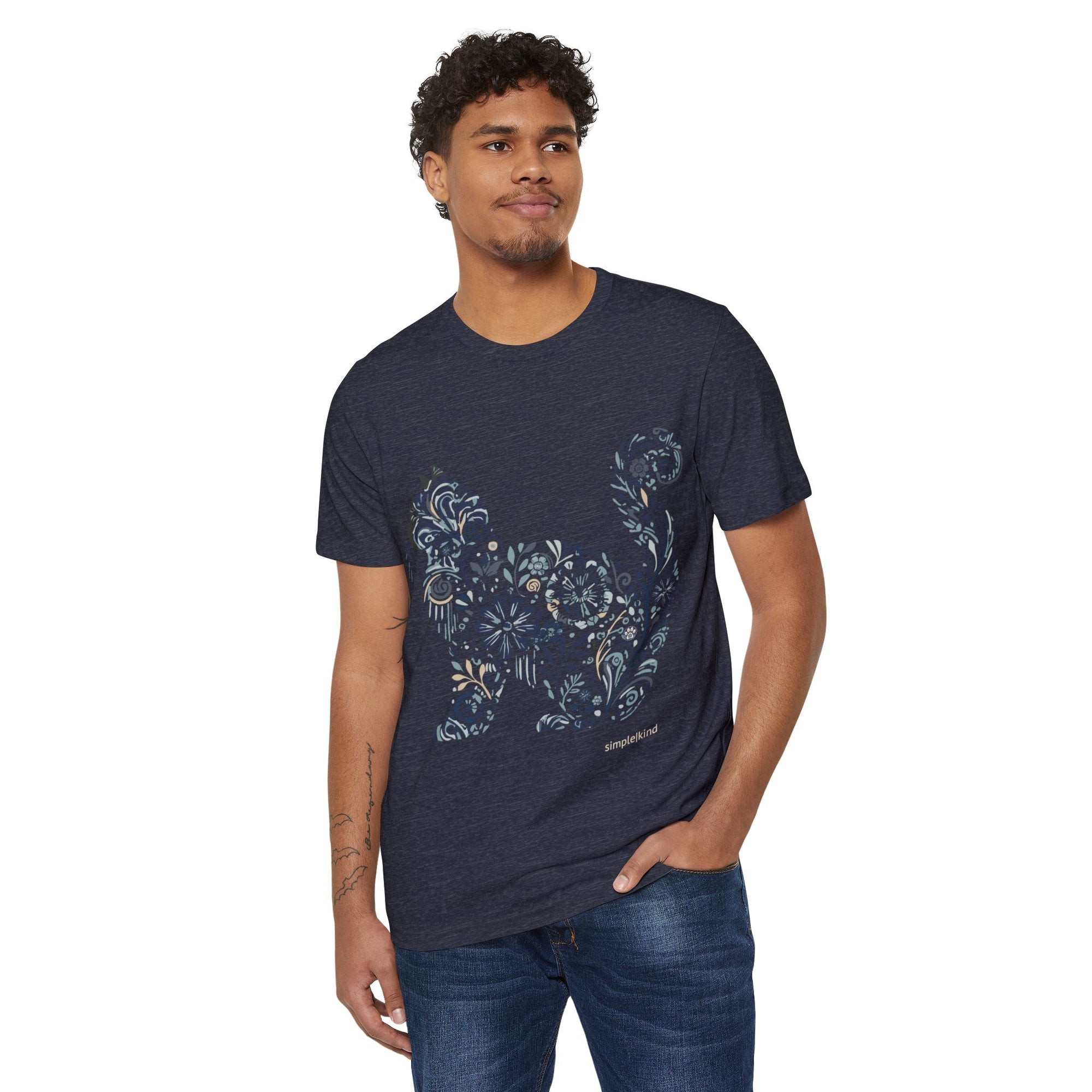 Catflix &amp; Chill: Organic+Recycled Unisex Eco-Tee