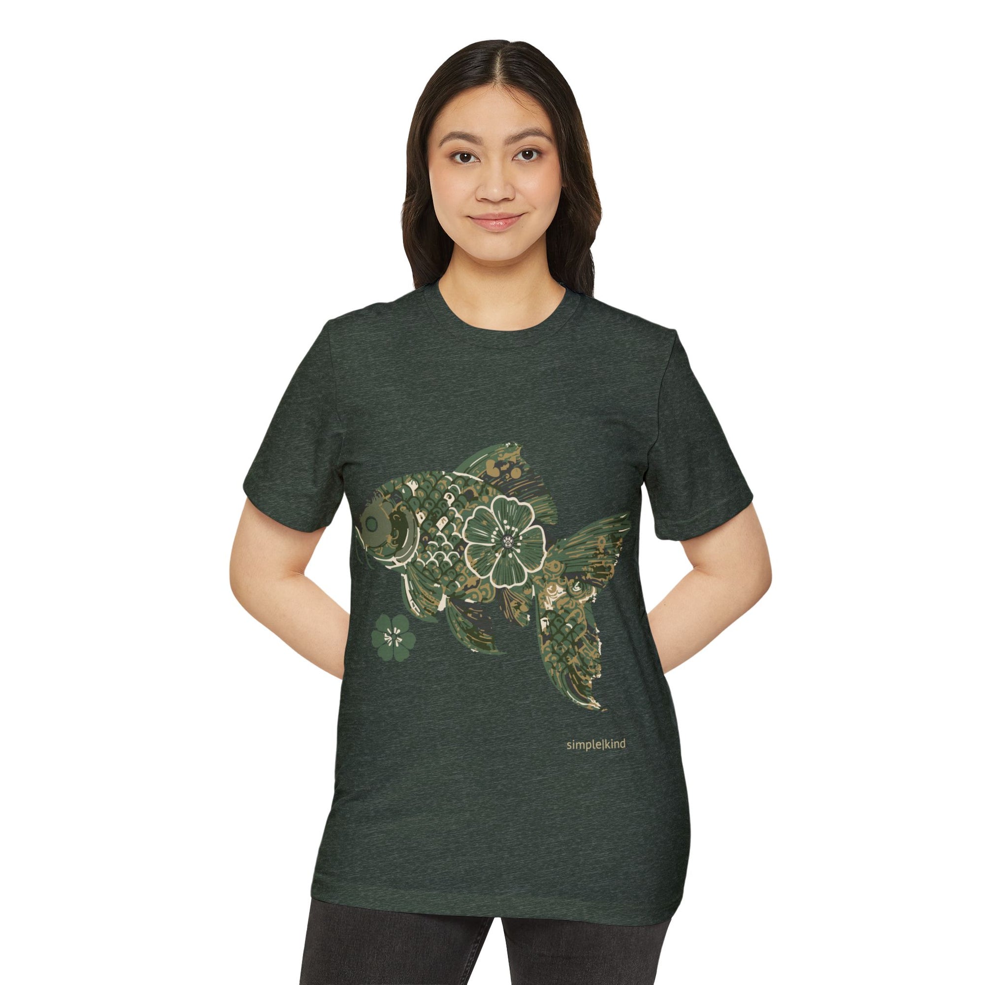 Fishionista: Organic+Recycled Unisex Eco-Tee
