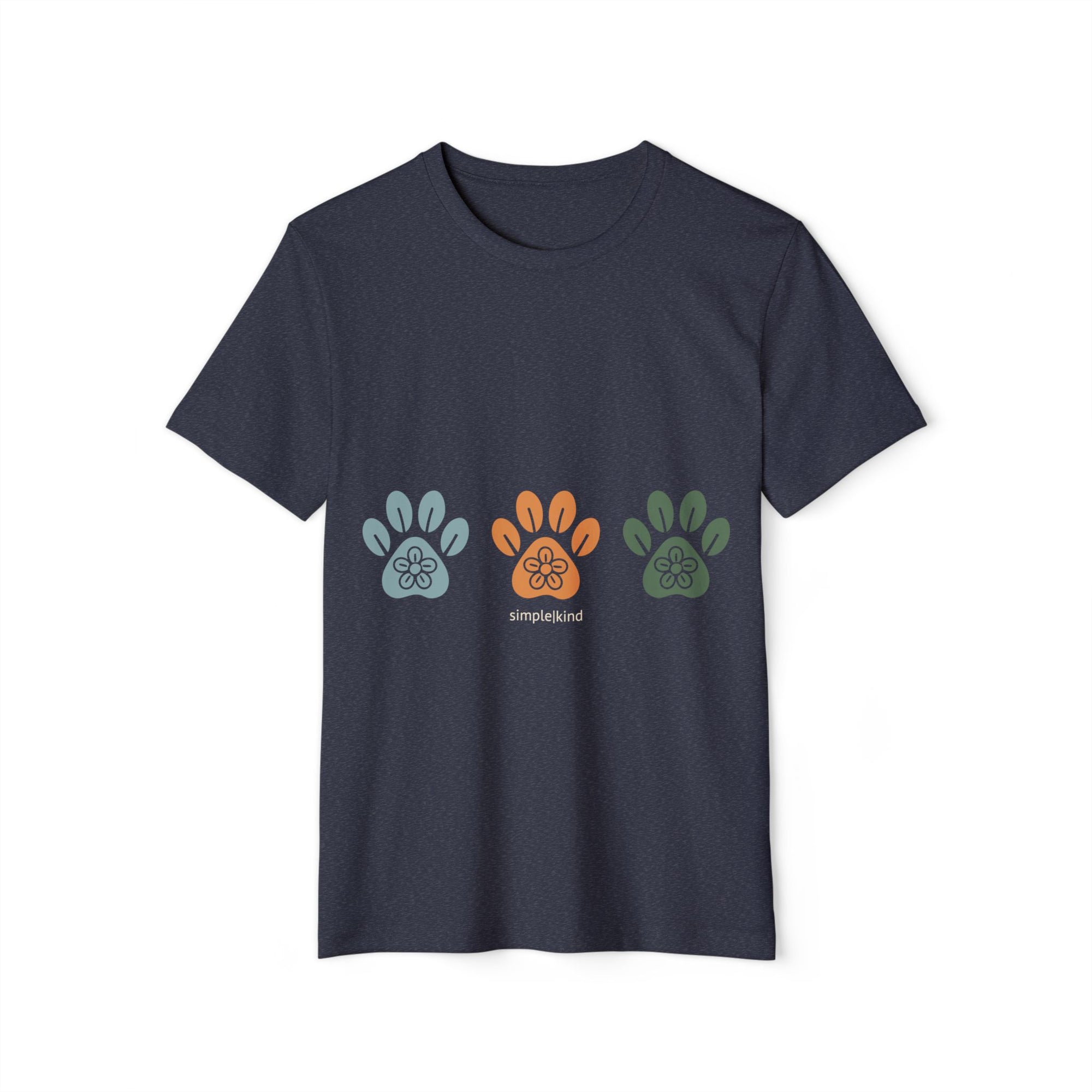 Simple Paws: Organic+Recycled Unisex Eco-Tee