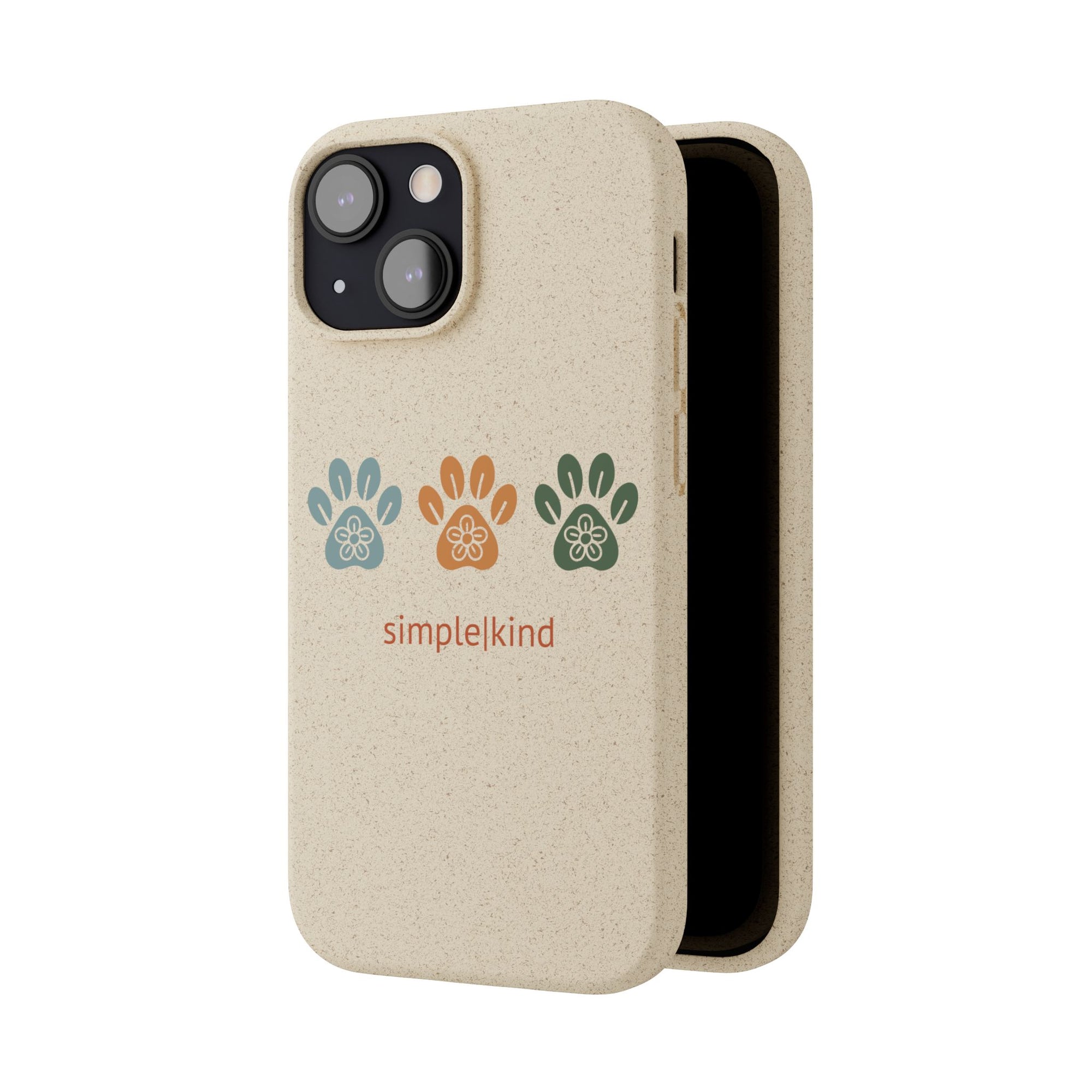 Simple Paws: Biodegradable iPhone Case
