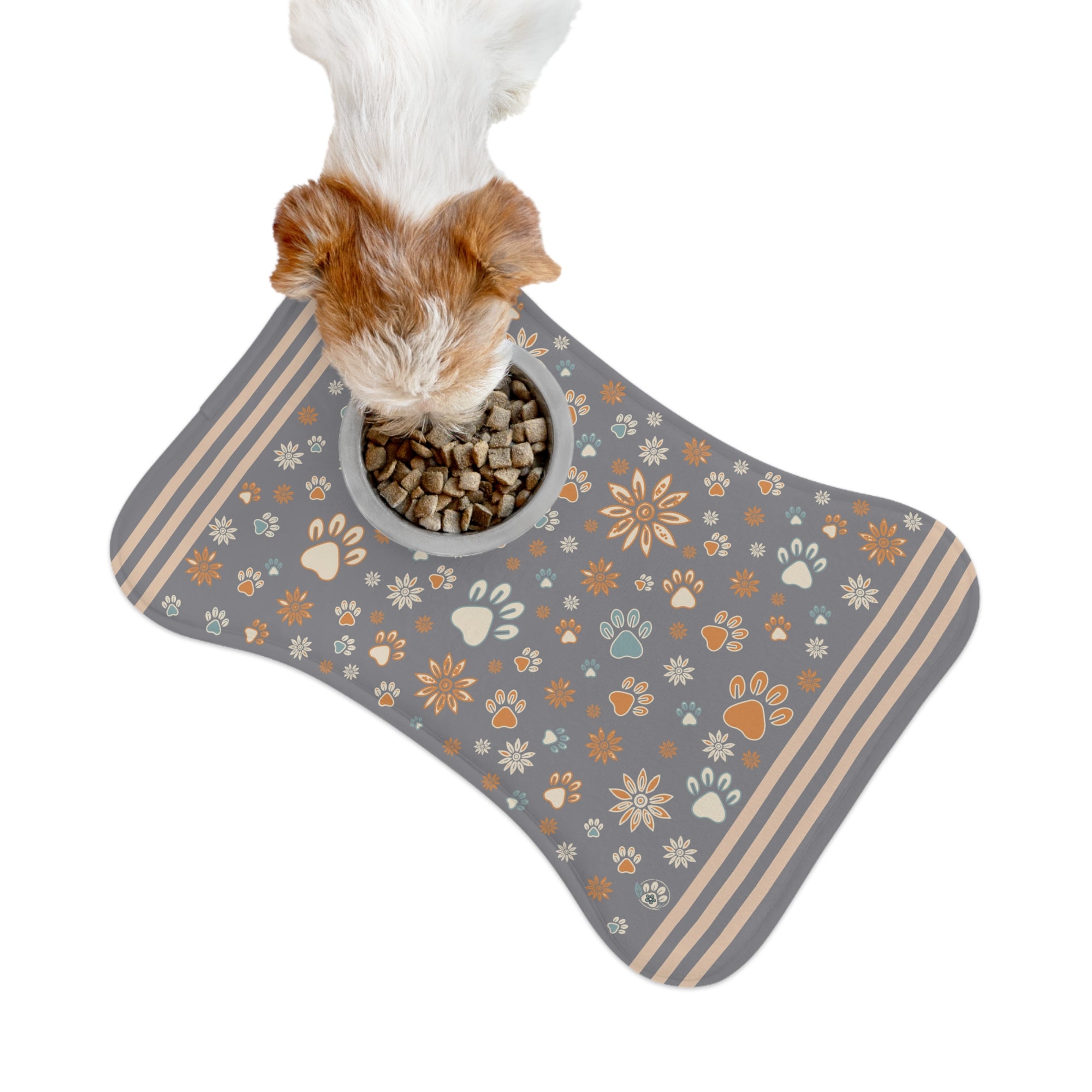 Wildbloom Walk: Fish / Bone Pet Feeding (or napping) Mat