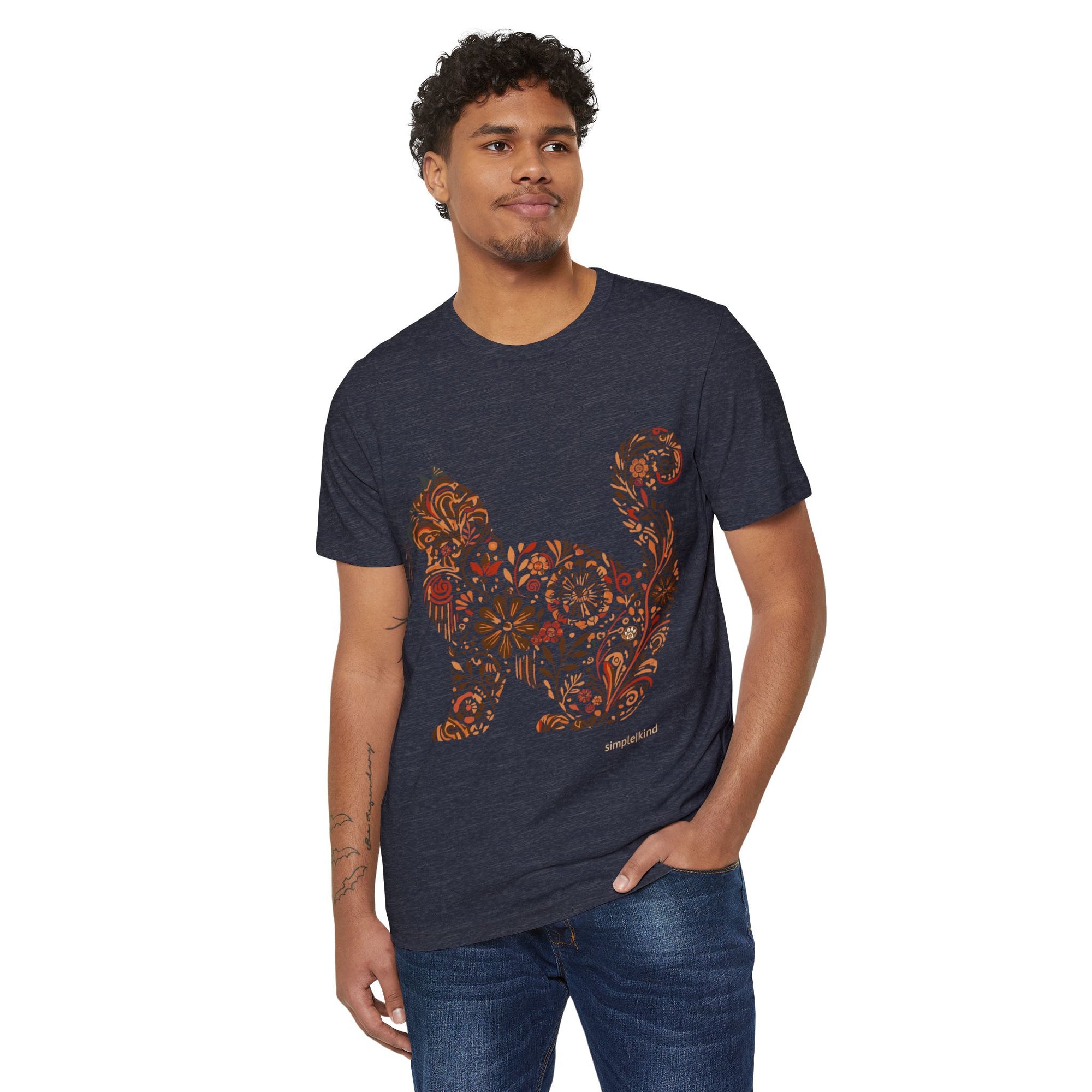 Catflix &amp; Chill: Organic+Recycled Unisex Eco-Tee