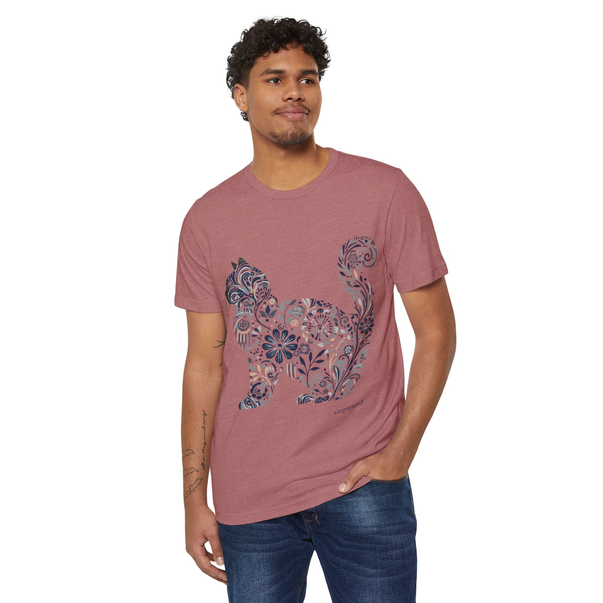 Catflix &amp; Chill: Organic+Recycled Unisex Eco-Tee