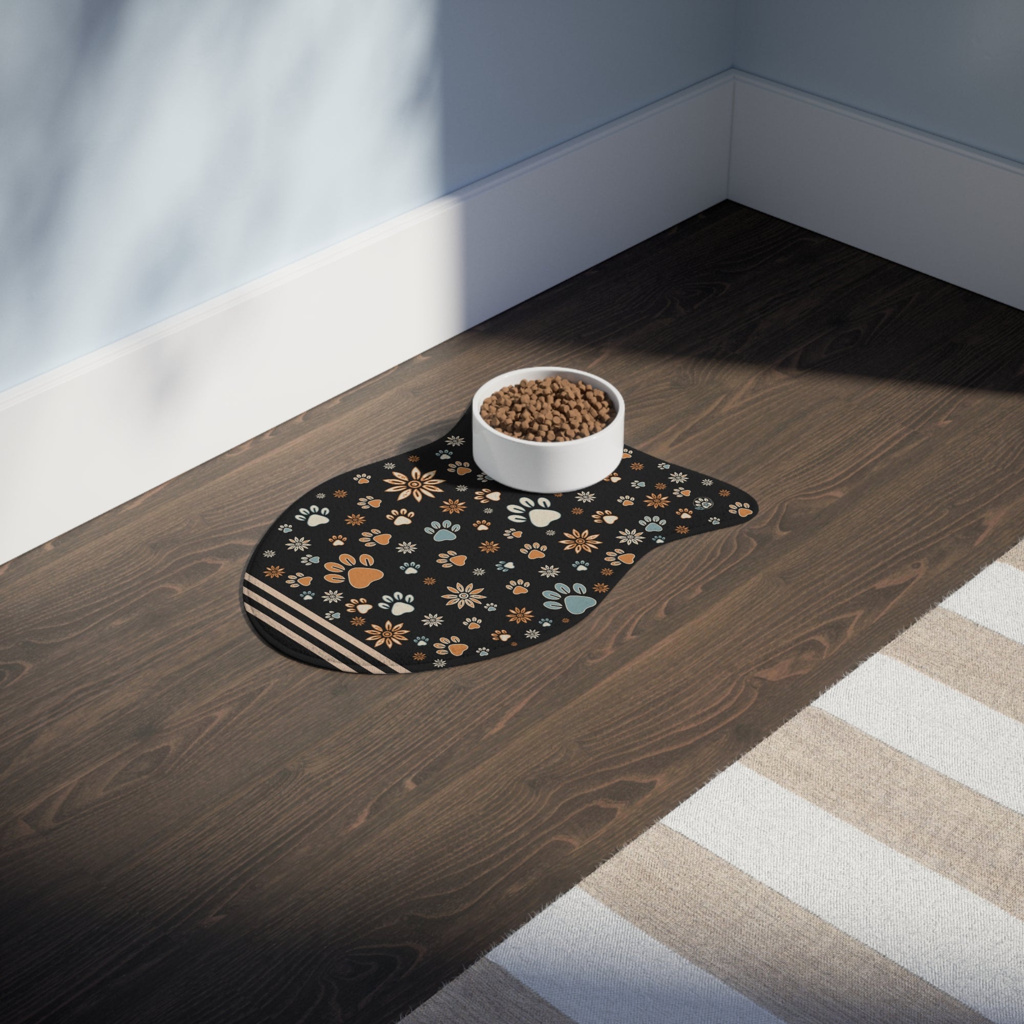 Wildbloom Walk: Fish / Bone Pet Feeding (or napping) Mat