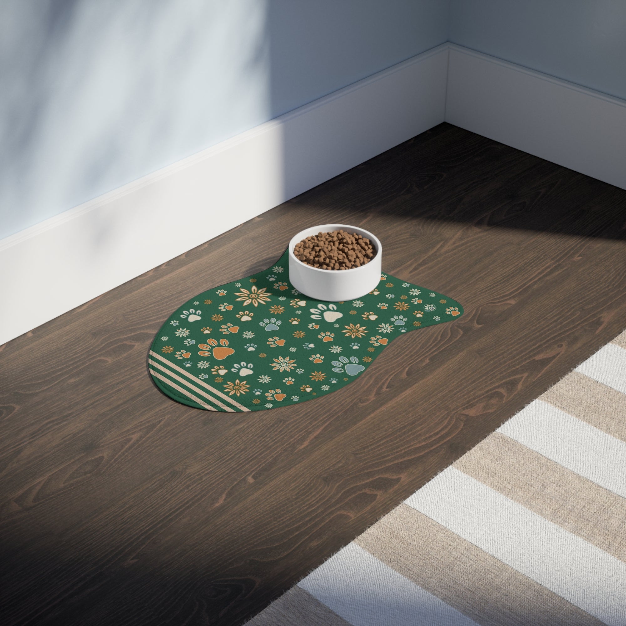 Wildbloom Walk: Fish / Bone Pet Feeding (or napping) Mat