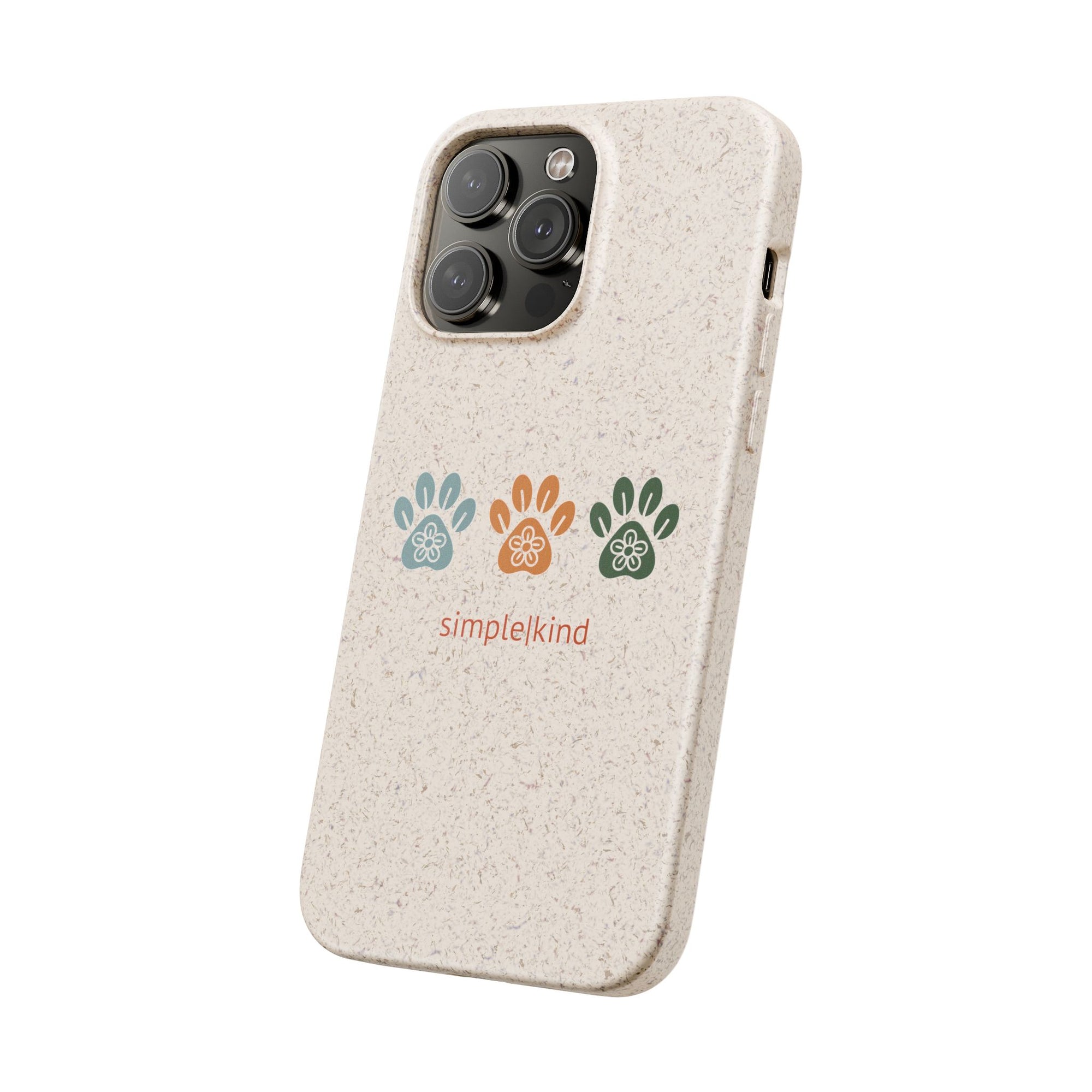 Simple Paws: Biodegradable iPhone Case