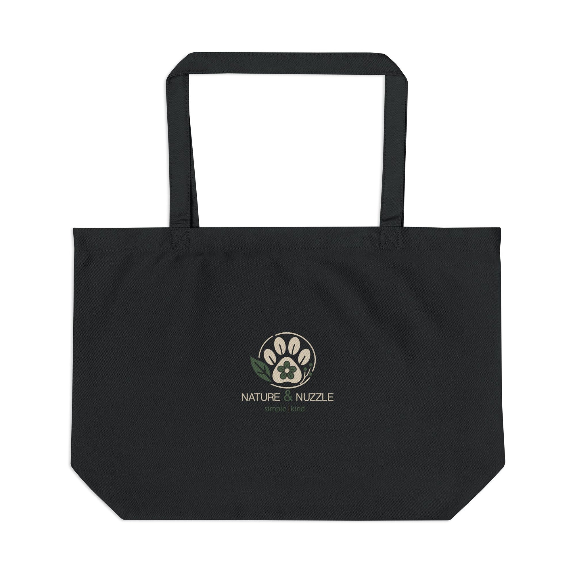 Featherweather: Large Organic Tote (Black)