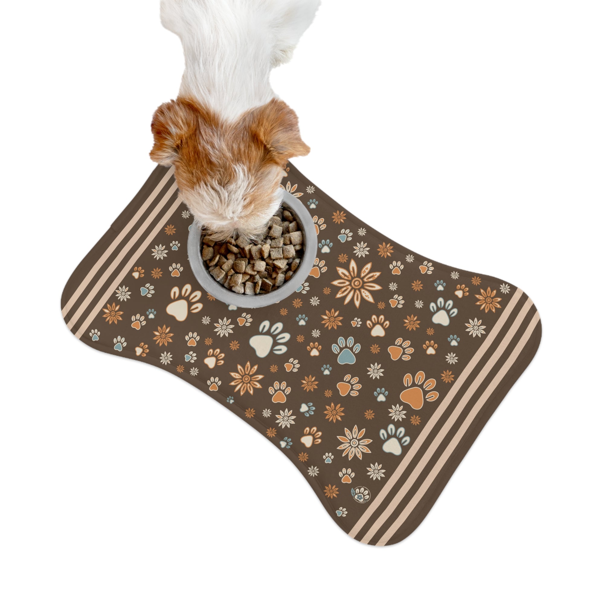 Wildbloom Walk: Fish / Bone Pet Feeding (or napping) Mat