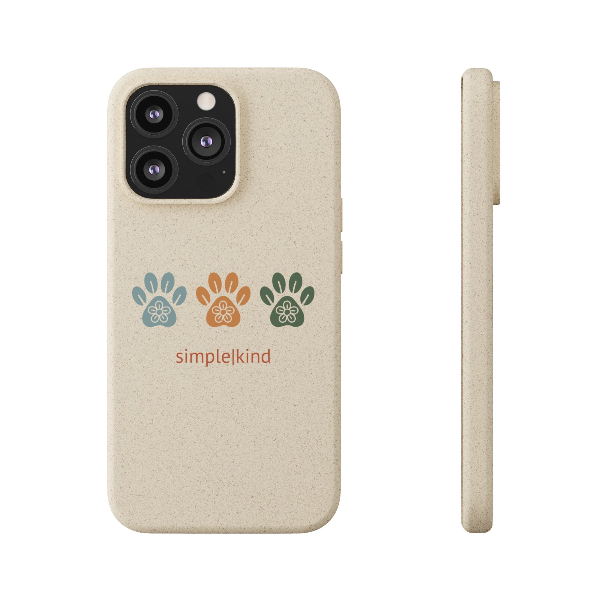 Simple Paws: Biodegradable iPhone Case