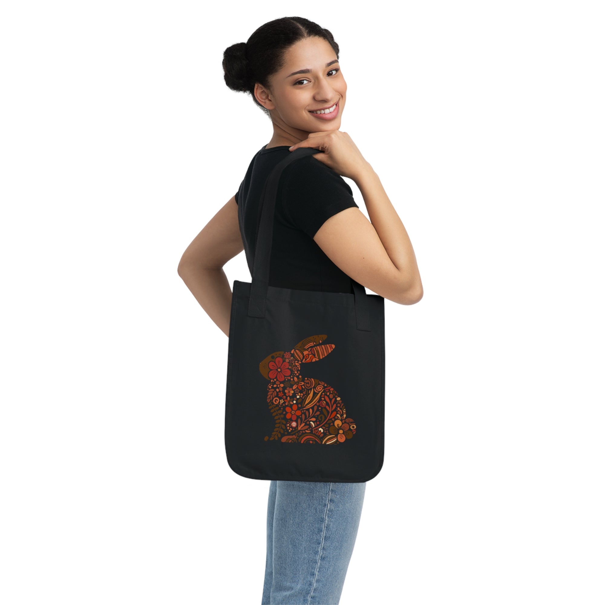 Hoptimist: Organic Market Tote (Black)