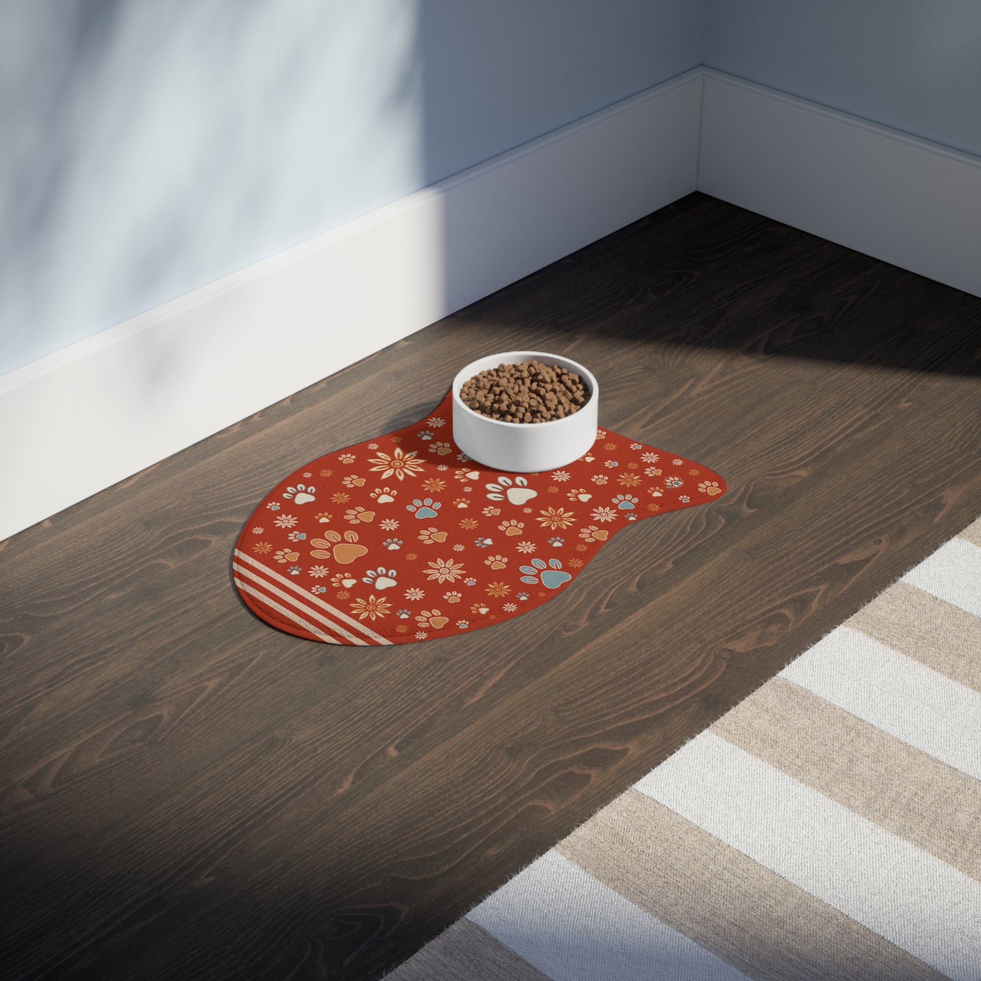Wildbloom Walk: Fish / Bone Pet Feeding (or napping) Mat
